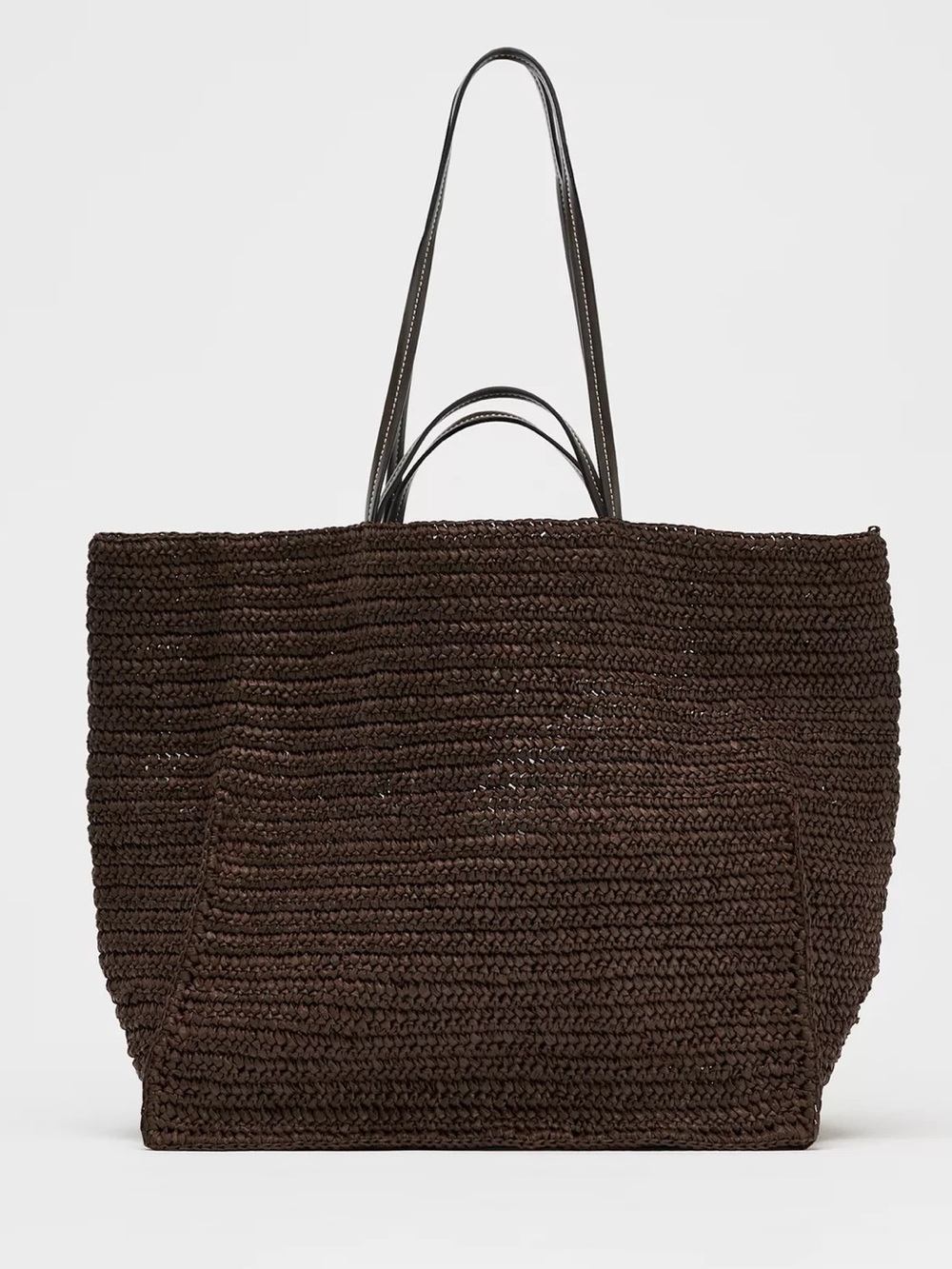 ZARA WOVEN TOTE BAG - Picture 2 of 6